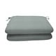 preview thumbnail 9 of 44, Sunbrella 20 x 18 solid fabric seat pad(2 pack) - 20"W x 18"D x 2.5"H