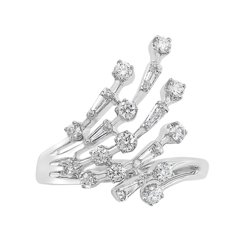 Effy Women's 14K White Gold Diamond Ring