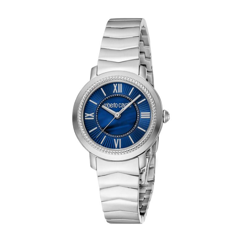Roberto Cavalli Women RC5L056M0045 Quartz Watch - Silver-Tone