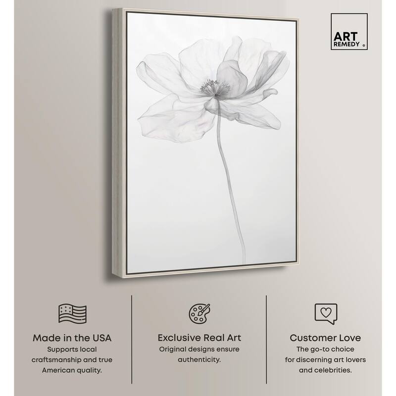 Fragile Beauty I Canvas by Art Remedy