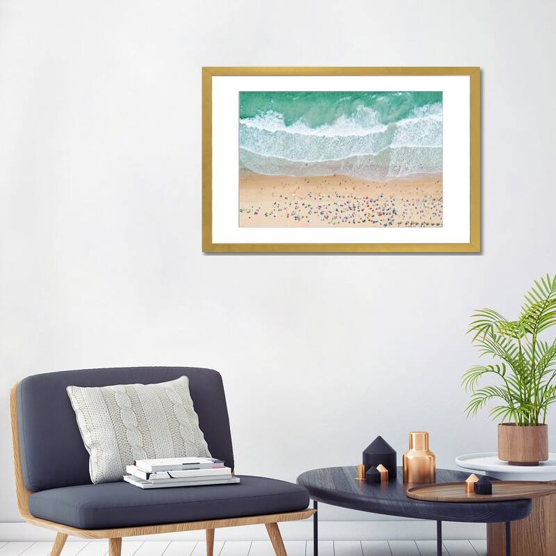 iCanvas "Aerial Summer Beach" by Sisi & Seb PFA