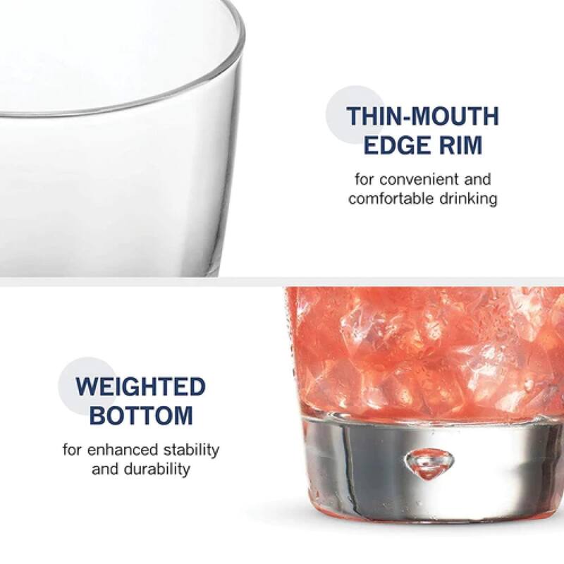 Bormioli Rocco Luna Cooler Glass - 15.25 ounce