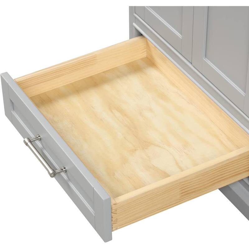 Blossom Copenhagen 36" Solid Wood Bathroom Vanity w/ Marble Top & Sink