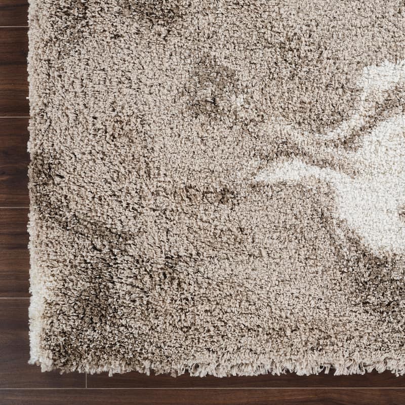 Noori Rug Lux Blake Abstract Modern 2-inch Thick Shag Rug