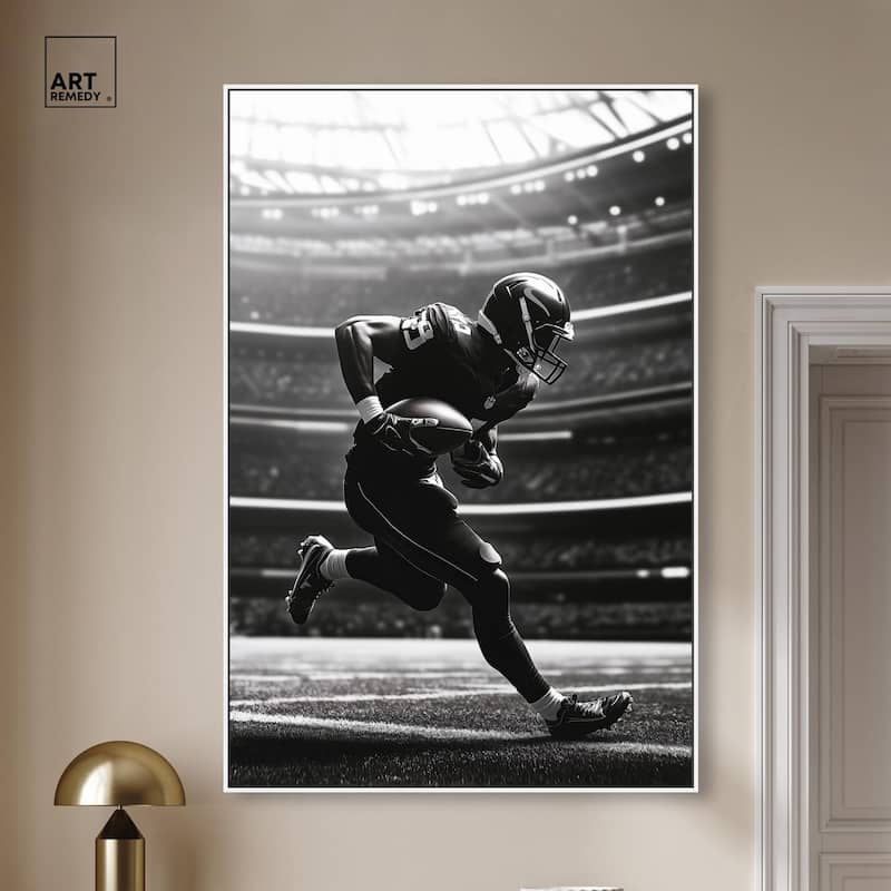 Football Stadium Canvas by Art Remedy