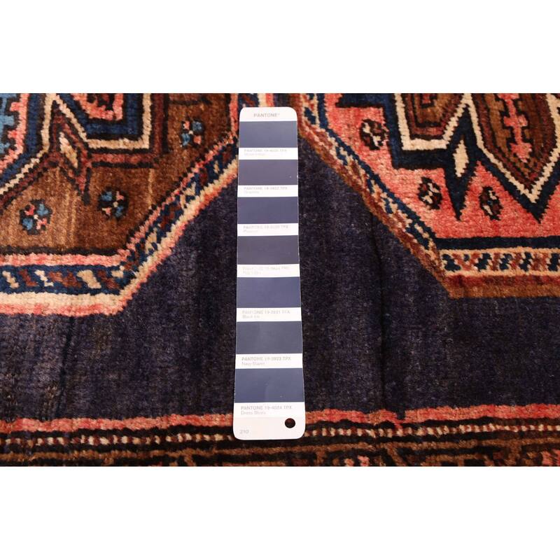 ECARPETGALLERY Hand-knotted Konya Anatolian Dark Navy Wool Rug - 4'2 x 8'0