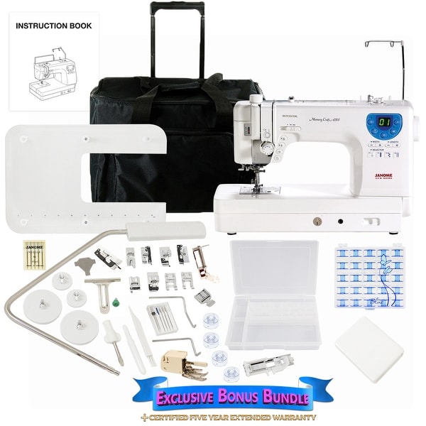 Janome Memory Craft 6300P Sewing Machine with Exclusive Bonus Bundle
