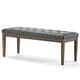 preview thumbnail 2 of 78, WYNDENHALL Hopewell 48 inch Wide Traditional Rectangle Ottoman Bench