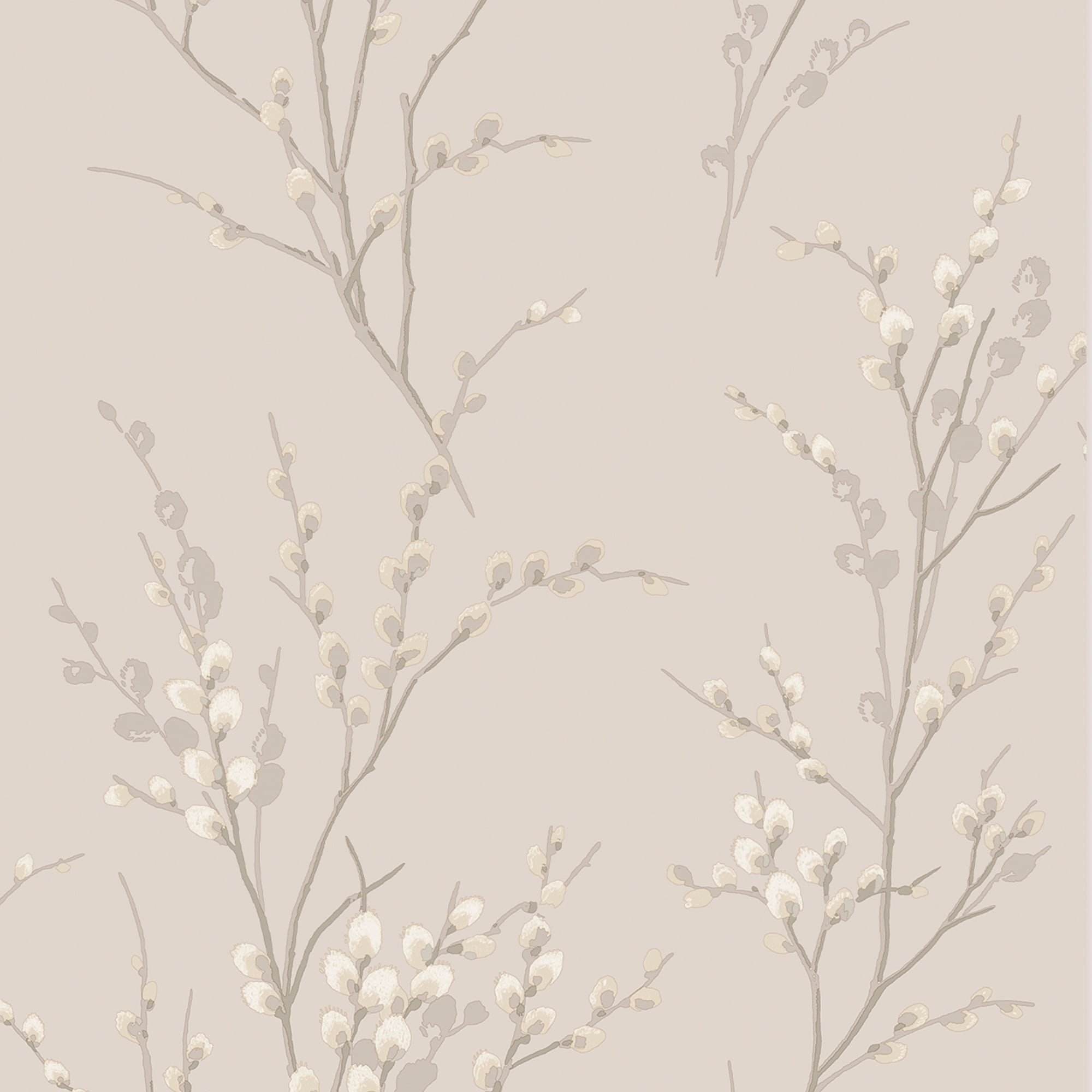 Laura Ashley Willow Dove Grey Wallpaper