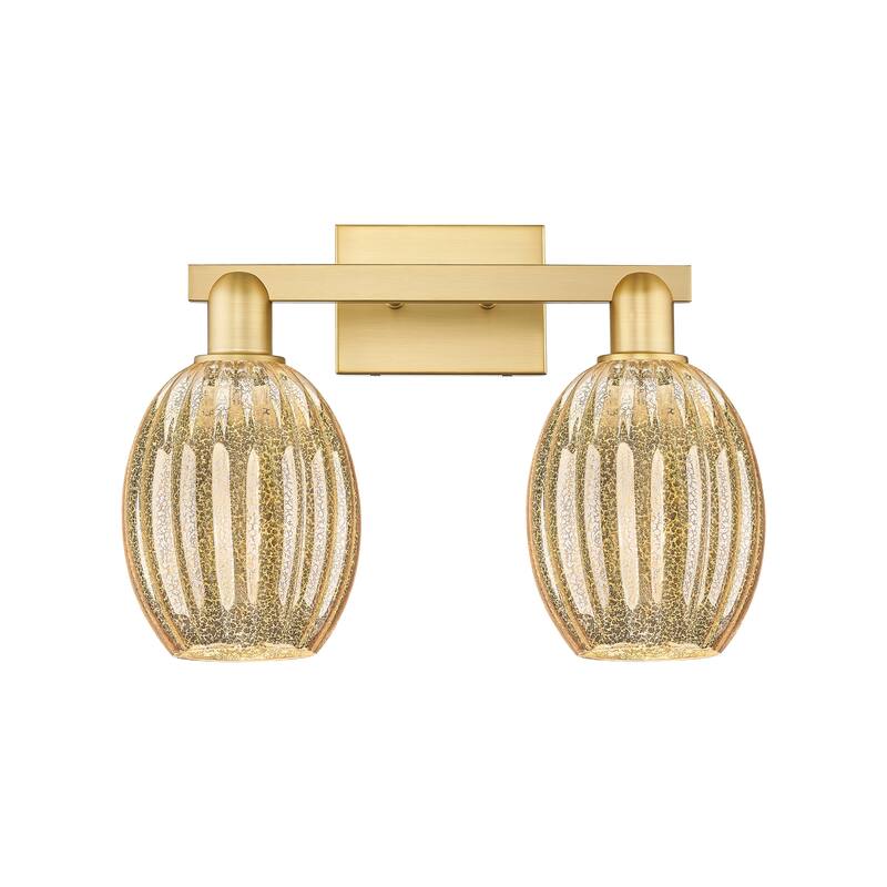 Innovations Lighting Downtown Urban - Preston - 2 Light 16" Bell Shade Bath Vanity Light