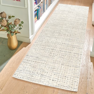 Gertmenian Sydney Light Toned Cream Ivory Moroccan Bohemian Soft Polyester Indoor Area Rug Collection