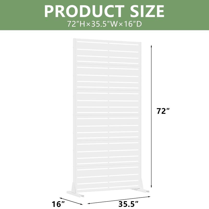 Outdoor Privacy Screen Metal Privacy Screen Panel Free Standing