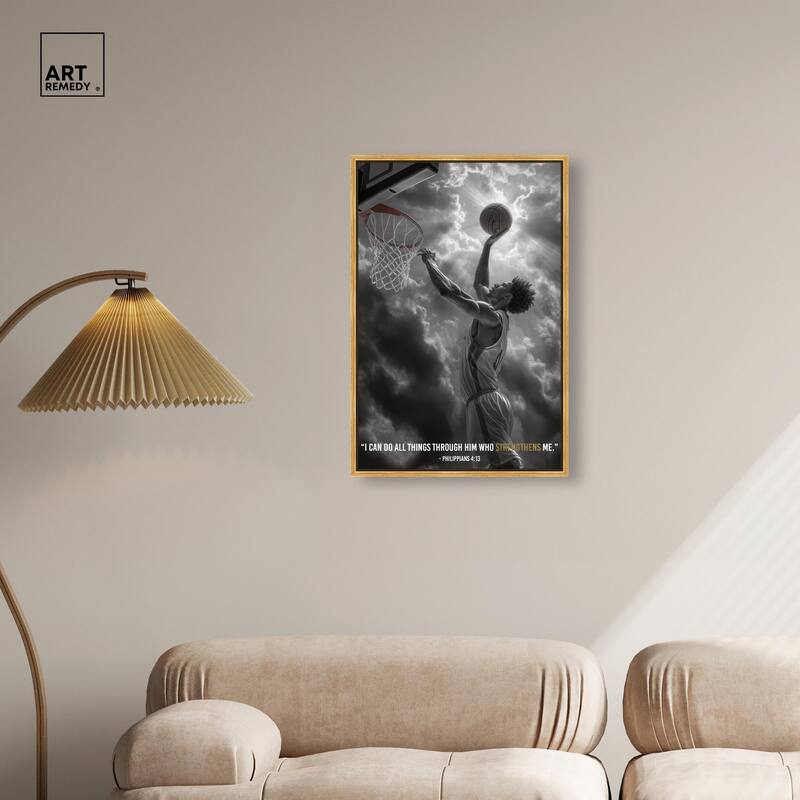 Strengthen Me Canvas by Art Remedy