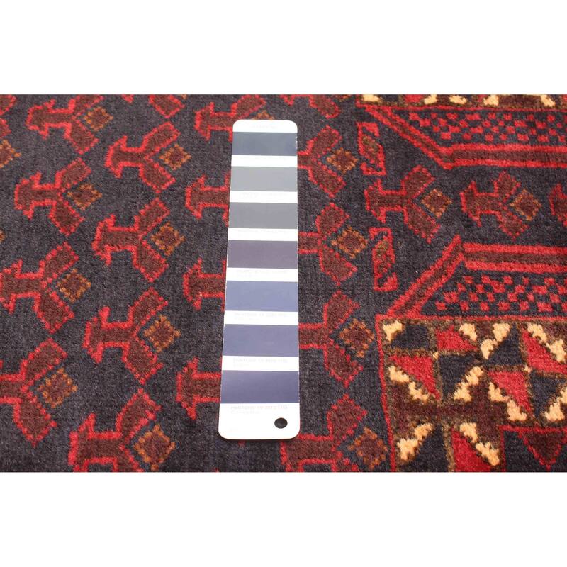 ECARPETGALLERY Hand-knotted Teimani Dark Navy Wool Rug - 2'11 x 4'9