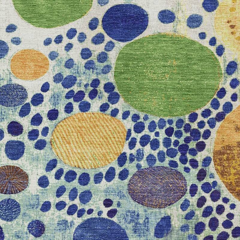 HomeRoots Geometric Transitional Rectangle Outdoor Rug