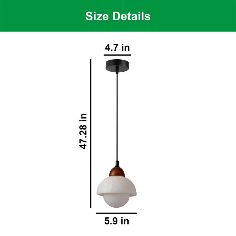 G9 base bulb light white light fixtures wood, marble pendant lamp