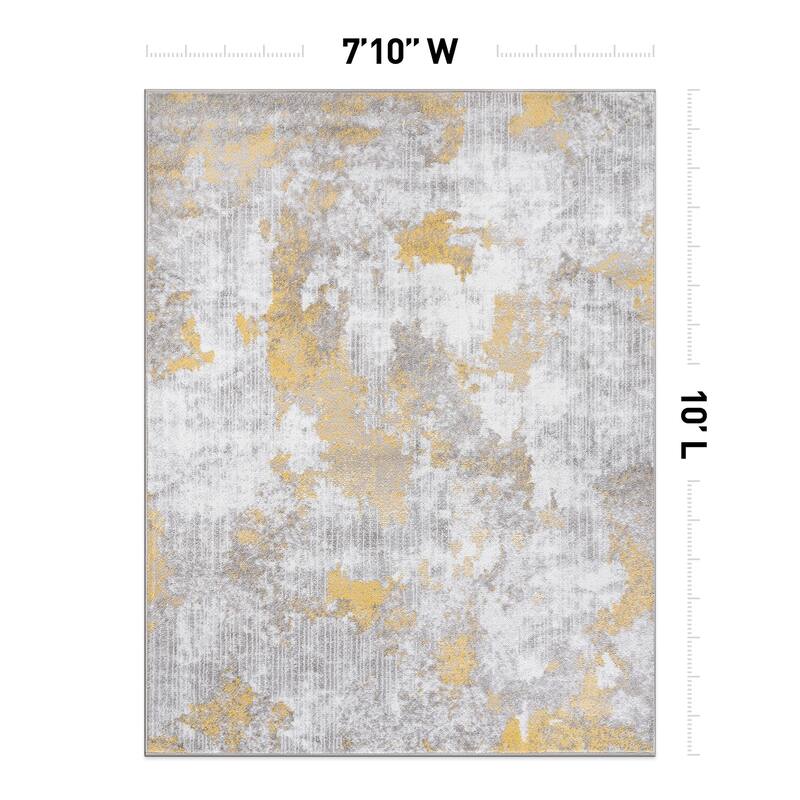 Contemporary Abstract Elegance Area Rug