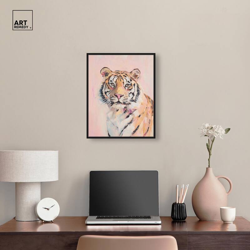 Quiet Tiger Canvas by Art Remedy