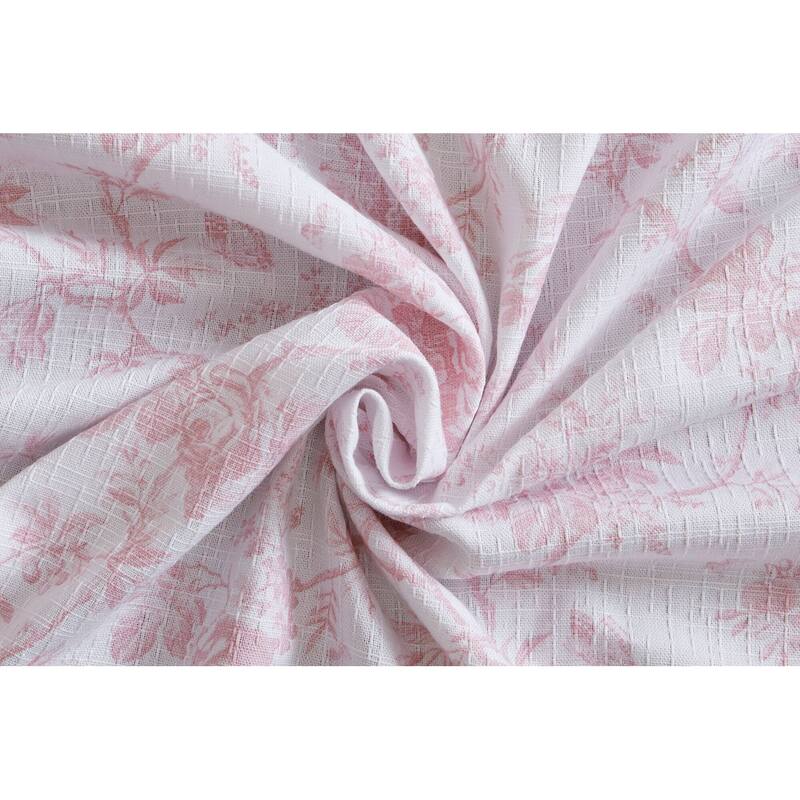 Laura Ashley Walled Garden Shower Curtain -- slub dobby 180gsm