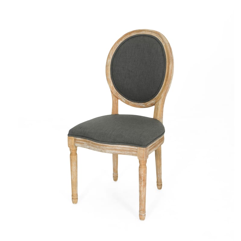 Phinnaeus Upholstered Farmhouse Dining Chairs (Set of 2) by Christopher Knight Home