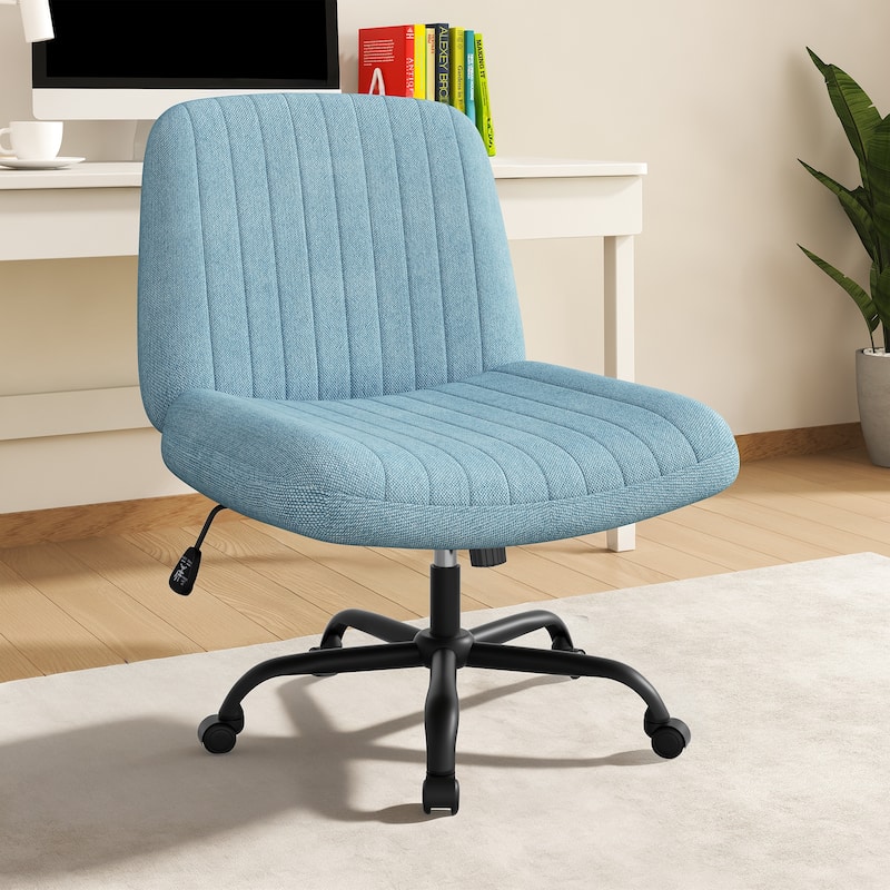 Futzca Swivel Office Ergonomic Chair with Adjustable Height & Tilt - Blue