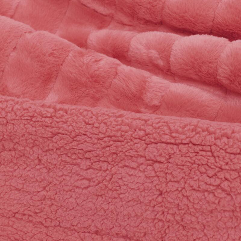 Supermink Decorative Fauxfur Throw 50'' x 60''
