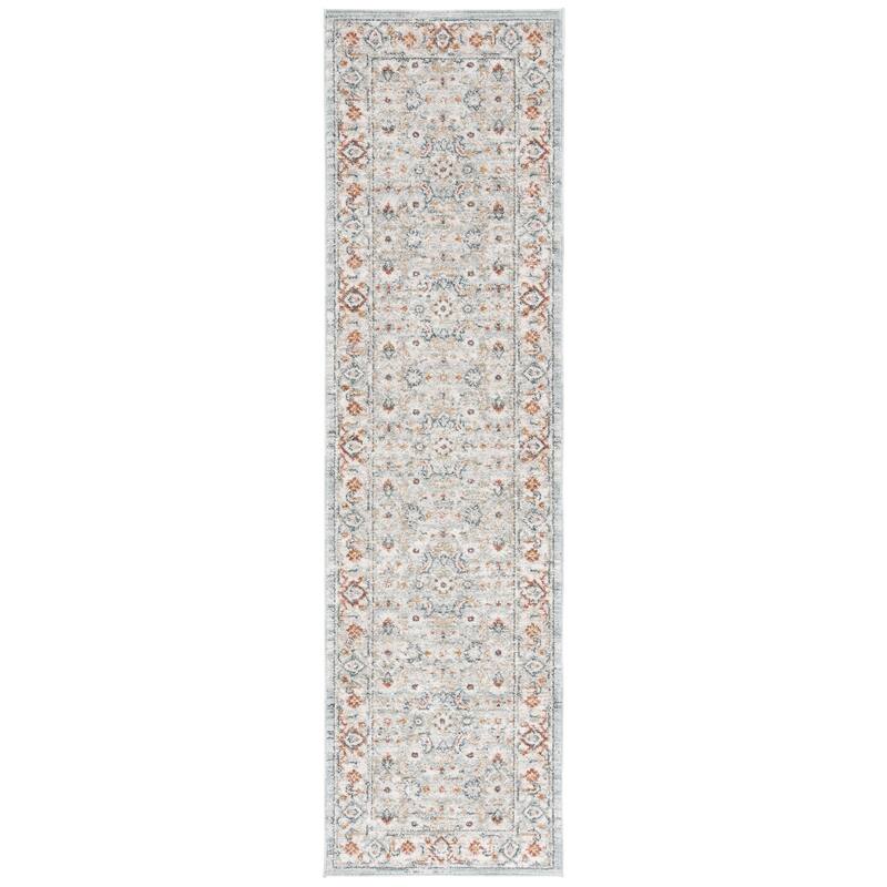 SAFAVIEH Avalon Mayram Traditional Rug - 2'2" x 8' Runner - Light Blue/Ivory