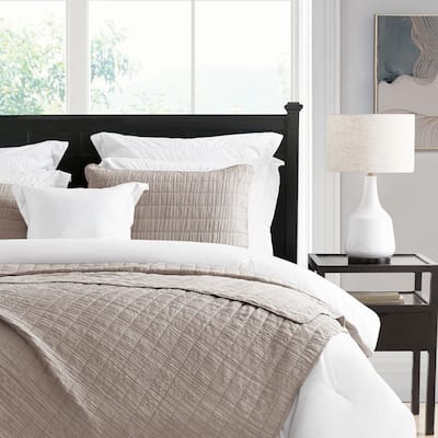 Swift Home Crinkle Enzyme Wash Oversized Coverlet/Bedspread Quilt Sets