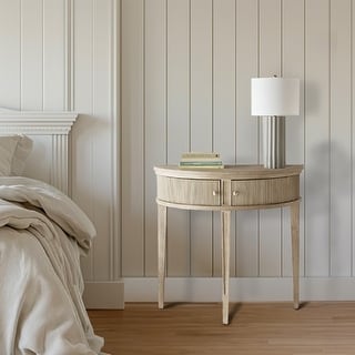 Roomfitters 36 Inch Storage Console Table, Demilune Entryway Accent ...