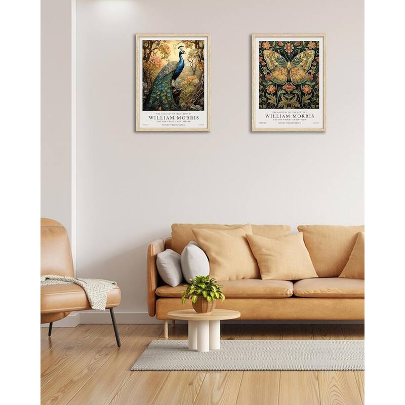 Peacock Framed Wall Art,Elegance Bird Poster