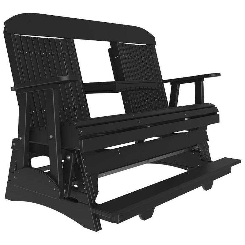 Outdoor All-Weather Poly Lumber Classic Balcony Glider