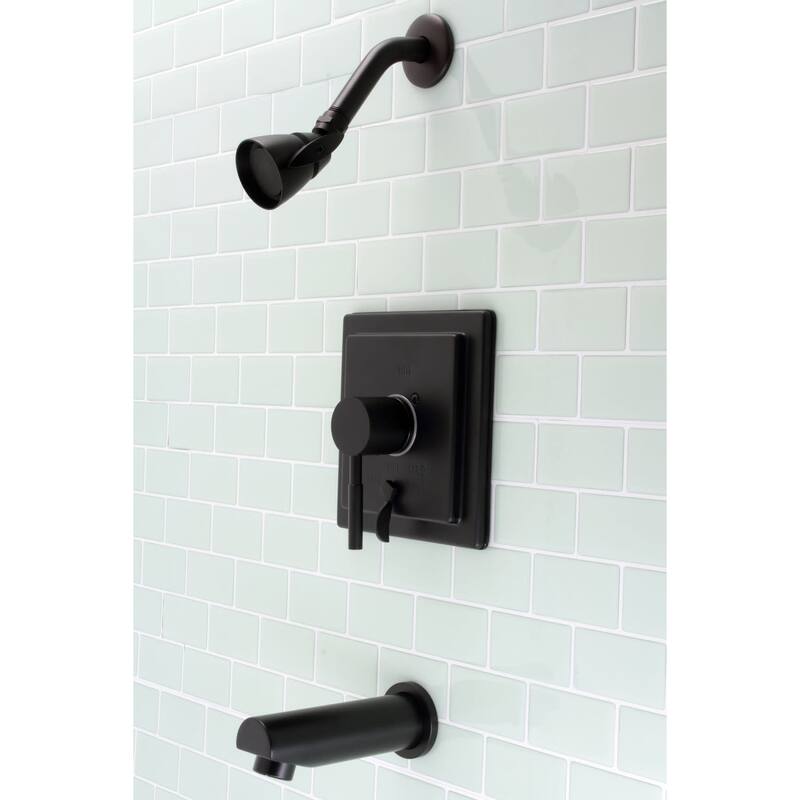 Kingston Brass KB8650.DL Concord Tub and Shower Trim Package with 1.8