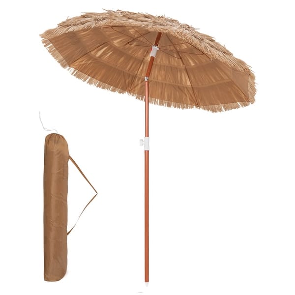 6ft patio umbrella AMMSUN Table Umbrella,Red Owners can simply crank open their umbrella and push a button to tilt canopy towards the sun Our Beach Umbrella Patio Umbrella
