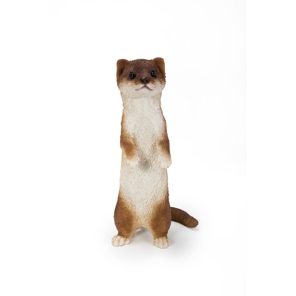 7.75" Standing Least Weasel Outdoor Garden Statue
