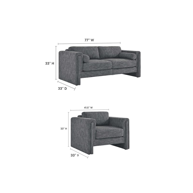 JASIWAY Modern Upholstered Sofa Sectional Sofa