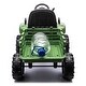 preview thumbnail 10 of 98, 12V Farm Vehicle Ride-On Car with Remote Control, LED Lights, and Realistic Design