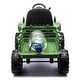 preview thumbnail 72 of 118, Luxury Electric Ride-On Tractor Toy for Children with Remote Control, Trailer, and LED Lights - 3-6 Years