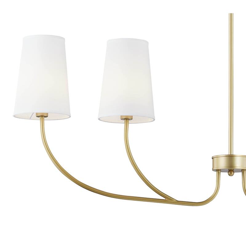 Eden 4-Light Chandelier, Gold