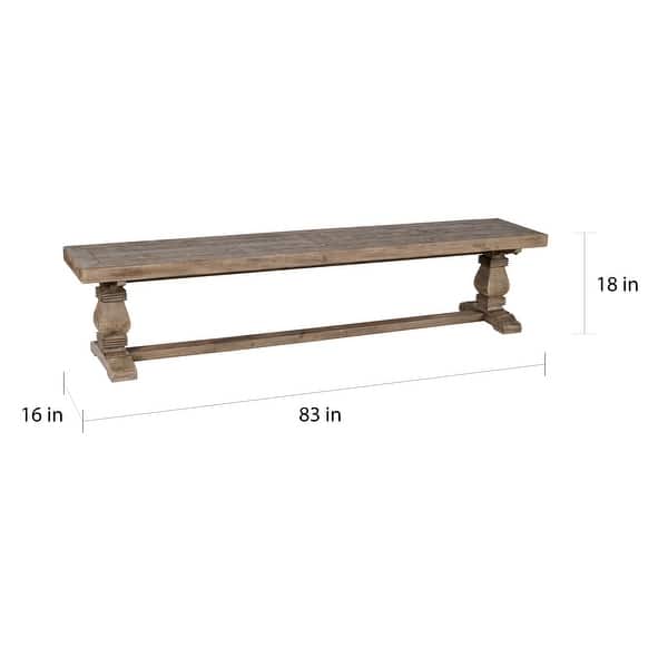 Kasey Reclaimed Wood Dining Bench by Kosas Home
