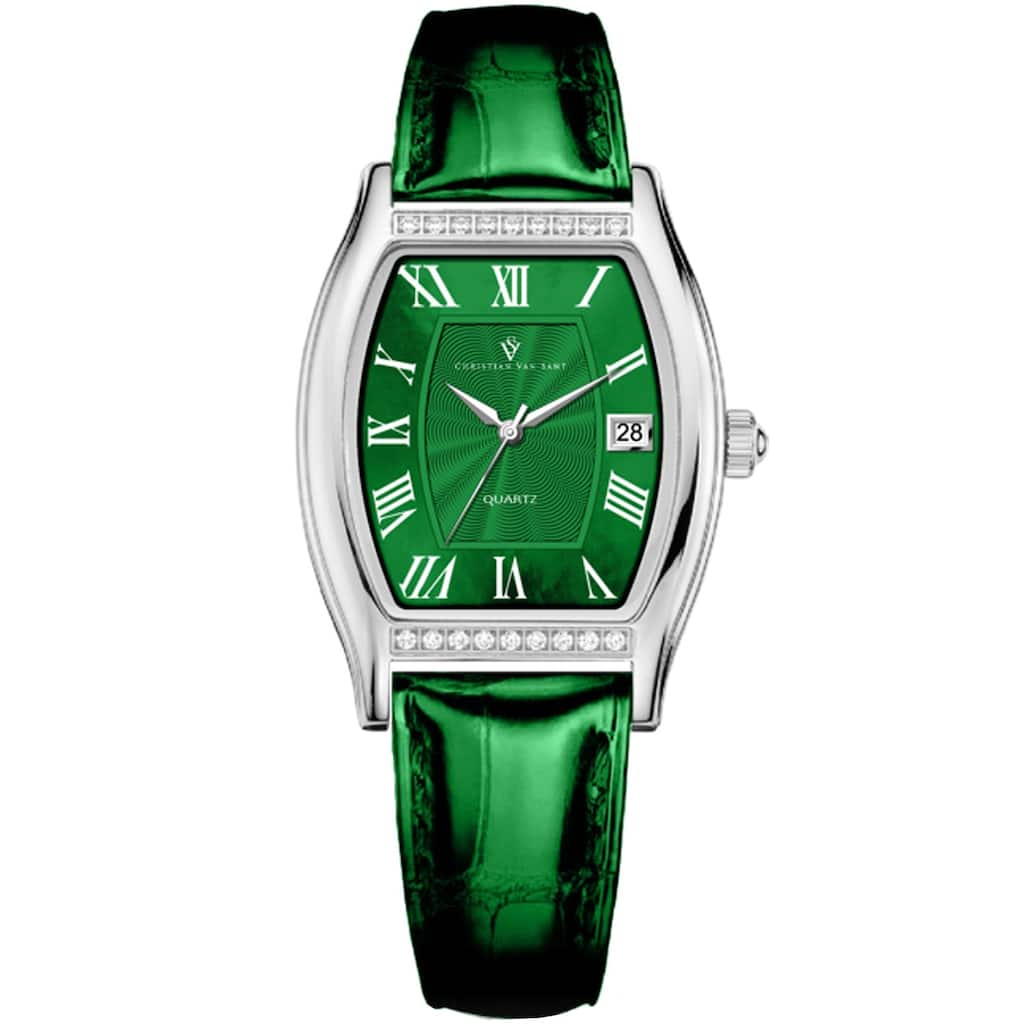 Christian Van Sant Women's Gemma Green Dial Watch - CV2443 - 6 (36)