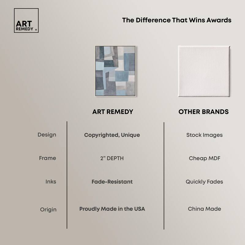 Tessellated Tones I Canvas by Art Remedy