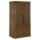 preview thumbnail 17 of 28, NoMad Bar Wine Storage Cabinet with Keys and LED Lights by iNSPIRE Q Classic Brown