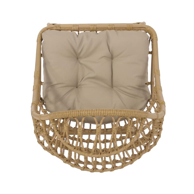 Modern Egg Chair – Contemporary Cocoon-Style Seating with Curved Design - 30.50 in. D x 26.75 in. W x 53.00 in. H