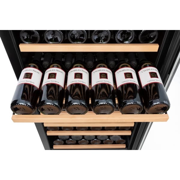 Shop Edgestar Cwr1661sz 23 Wide 166 Bottle Built In Single Zone Wine Cooler With Led Lighting And Reversible Door Stainless Steel Overstock 14270325