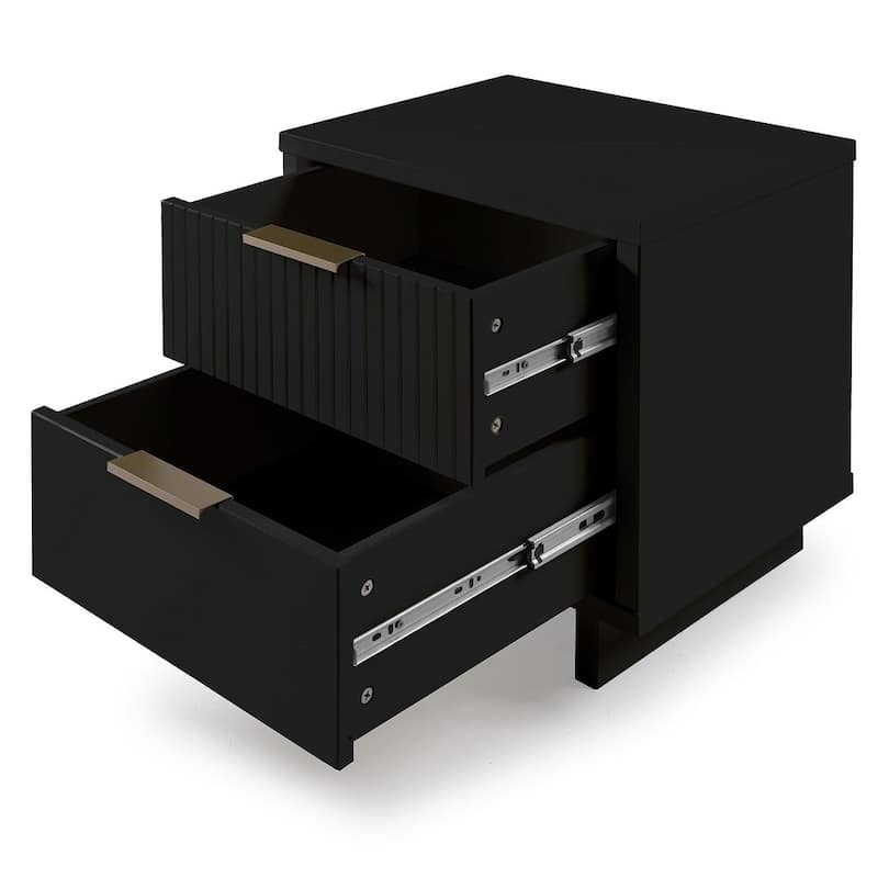 Manhattan Comfort 2.0 Granville Modern 2 Drawer Nightstand