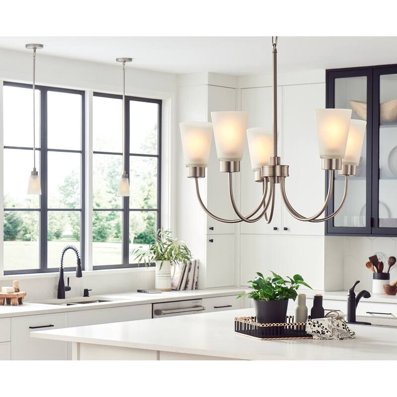 Kichler Lighting Erma 24 in. 5-Light Traditional Dining Room Chandelier