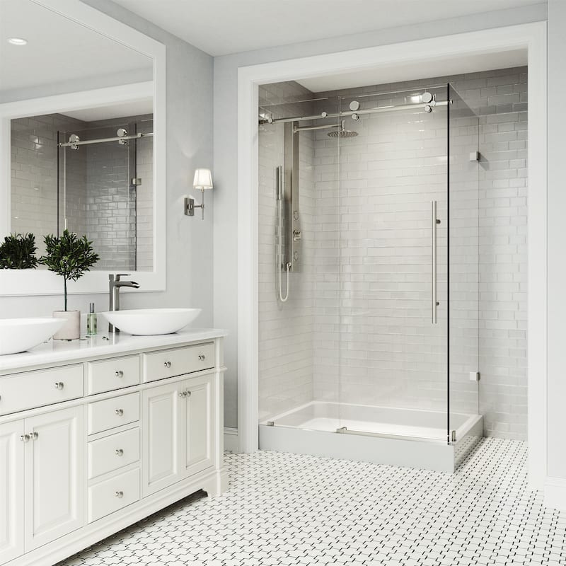 VIGO Elan E-Class Frameless Sliding Shower Enclosure