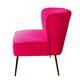 HULALA HOME Monica Modern Velvet Tufted Loveseat with Metal Legs