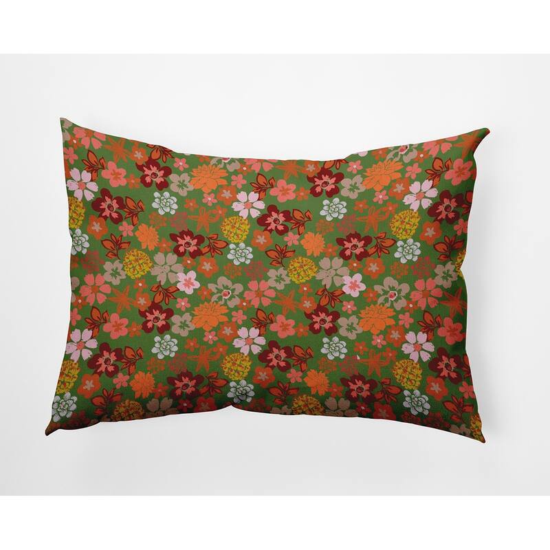Succulent Garden Accent Pillow - Scallion - 14" x 20"