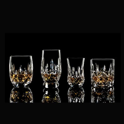 Waterford Connoisseur Lismore Tumbler 7 Oz Set/4 Mixed